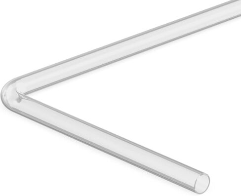 PrimoChill 90 Degree Pre- Bent 10mm ID x 14mm OD Rigid Acrylic/PMMA Tubing - 200mm x 500mm, Made with Premium Materials, Perfect Hardline for PC Watercooling - 4 Pack - Clear in Saudi Arabia