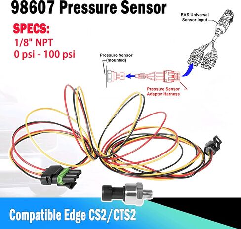 98607 استبدال لمستشعر EAS 0-100 PSIG 1/8 "NPT متوافق مع CS2/CTS2 مجموعة أدوات محول مستشعر الضغط in Kuwait