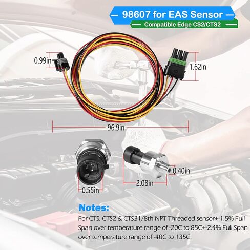 98607 استبدال لمستشعر EAS 0-100 PSIG 1/8 "NPT متوافق مع CS2/CTS2 مجموعة أدوات محول مستشعر الضغط in Kuwait