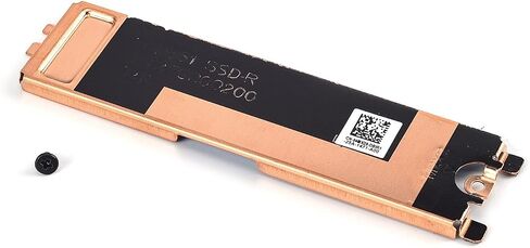 غطاء مبدد حرارة محرك الأقراص الصلبة M.2 Slot 2 SSD مع حرارة لجهاز Dell XPS 15 9530 & Precision 5580، Dell XPS 15 9530 SSD Heatsink P/N: 4MX20 04MX20، لـ SSD-R in Saudi Arabia