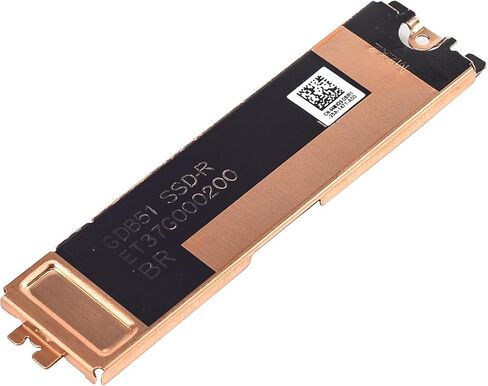غطاء مبدد حرارة محرك الأقراص الصلبة M.2 Slot 2 SSD مع حرارة لجهاز Dell XPS 15 9530 & Precision 5580، Dell XPS 15 9530 SSD Heatsink P/N: 4MX20 04MX20، لـ SSD-R in Saudi Arabia