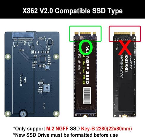 حافظة دعم ElectroCookie Raspberry Pi 4 SATA SSD، حافظة برجية صغيرة من الألومنيوم مع مروحة تبريد وإضاءة محيطة متغيرة الألوان (فضي وأسود) in Kuwait