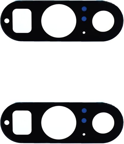 2pcs for Google Pixel 8 Pro 5G GC3VE G1MNW Rear Back Camera Lens Glass + Adhesive Replacement Black in Saudi Arabia