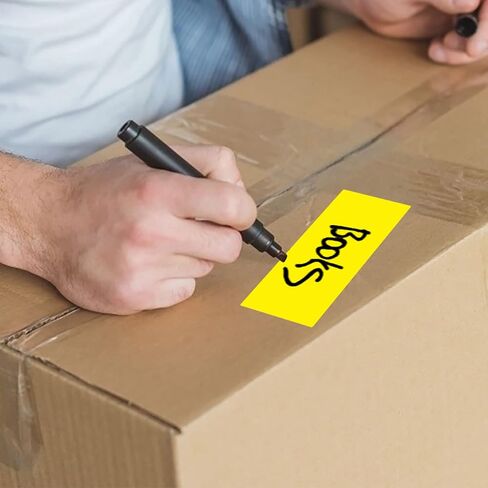 1.6" x 3.6" Large Removable Home Moving Box Labels - 540 Count Color-Coding House Packing Stickers - Include Fragile Blank Stickers, 4 Bedroom House Pack in Saudi Arabia