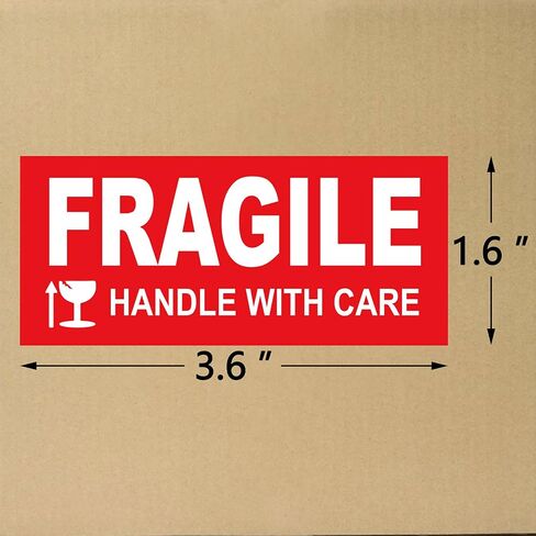 1.6" x 3.6" Large Removable Home Moving Box Labels - 540 Count Color-Coding House Packing Stickers - Include Fragile Blank Stickers, 4 Bedroom House Pack in Saudi Arabia