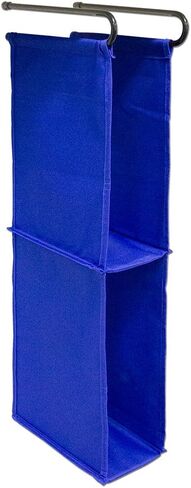 رف خزانة قماش معلق - رفين، يناسب الخزائن القياسية، قماش متين، قد تختلف الألوان in Kuwait