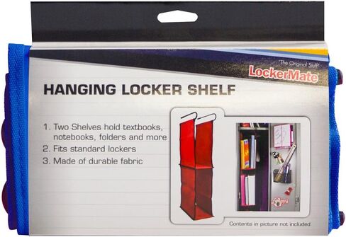 رف خزانة قماش معلق - رفين، يناسب الخزائن القياسية، قماش متين، قد تختلف الألوان in Kuwait