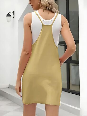 Womens Tennis Dress Workout Mini Dress Exercise Dress for Golf Shorts Sleeveless Spaghetti Straps Athletic Dresses for Women in Saudi Arabia