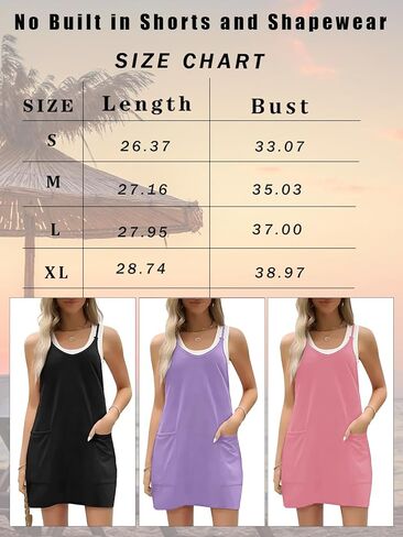 Womens Tennis Dress Workout Mini Dress Exercise Dress for Golf Shorts Sleeveless Spaghetti Straps Athletic Dresses for Women in Saudi Arabia