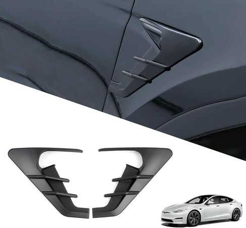 Tesla Model 3 Model Y Side Camera Indicator Protection Cover,Tesla Model 3/Y Decoration Accessories,Auto Stickers for Tesla Model 3 Y,2PCS in Saudi Arabia