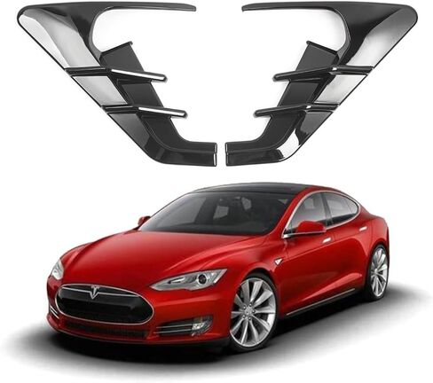 Tesla Model 3 Model Y Side Camera Indicator Protection Cover,Tesla Model 3/Y Decoration Accessories,Auto Stickers for Tesla Model 3 Y,2PCS in Saudi Arabia