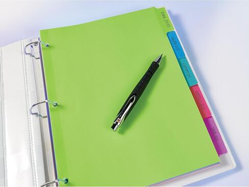 Avery Big Tab Write & Erase Dividers, 5 Multicolor Tabs, 1 Set (23180) in Saudi Arabia