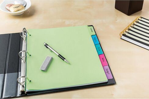 Avery Big Tab Write & Erase Dividers, 5 Multicolor Tabs, 1 Set (23180) in Saudi Arabia