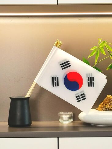 Argentina Stick Flag, Argentine Small Mini Hand Held Flags, Small Argentina Flag 5x8 Inch,12 Pack, Party Decorations Supplies for Parades,World Cup,Festival Events in Kuwait