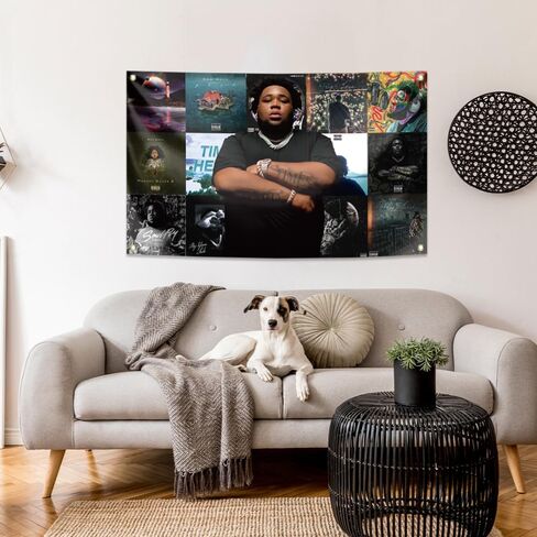 قضيب مغني الراب موجة العلم 3x5 أقدام الجدار شنقا العلم الزخرفية العلم الهيب هوب الملصقات الأزياء جدار فن البوب ​​لغرفة النوم غرفة المعيشة للكلية غرفة النوم ديكور الحفلات في الهواء الطلق الهدايا in Kuwait