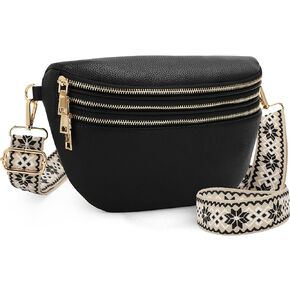 محفظة حقيبة حبال Crossbody للنساء ، أليسا حبال محفظة كبيرة فاني أكياس كروس للنساء أكياس الصدر العصرية