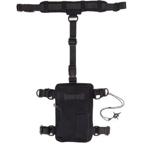 Dolls Kill Snare Leg Garter Attility Belt Bag by Darker Wavs-أحزمة قابلة للتعديل ، مشبك سريع للإصدار وجيب واحد-مقاس واحد