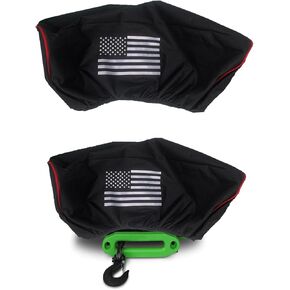 Winch Cover, Heavy Duty Waterproof Dust-Proof Winch Protection Cover, Ideal for Electric Winches 8500-17500 lbs for JK accessories etc, Compatible with electric winch,Indoor/Outdoor Winch Accessories.