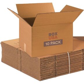 AVIDITI 23x17x12 Corrugated Boxes, Medium, 23L x 17W x 12H, Pack of 10 | Shipping, Packaging, Moving, Storage Box for Home or Business, Strong Wholesale Bulk Boxes