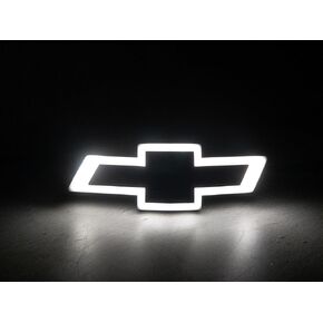 2016-2024 Chevy Camaro Grille Illuminated Bowtie Emblem | Black- White LEDs Front Logo