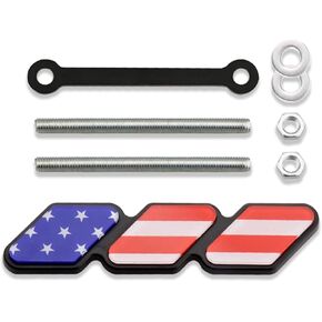 TRD Grille Decor Decor ، Tri-Color Grille Badge Emblem Decoration Accessories Car Truck Label For Tacoma 4runner Tundra Sequoia Rav4 Highlander