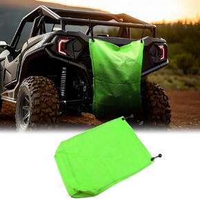Marchfa Universal Trash Bag لـ UTV ATV Polaris Can-Am Yamaha Golf Boat RZR Off Road Strash Sack (Organge)
