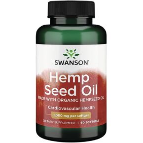 Swanson Hemp Seed Oil (Omegatru) 60 Sgels