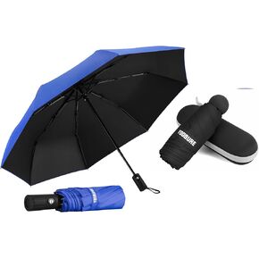 Yoobure Windproof Travel Umbrella & Travel Umbrella Portable Compact Umbrellas