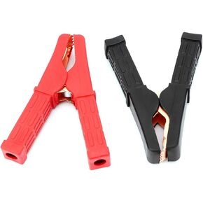 Jumper Cables Clamp, Stable Performance Safety Insulation Insulated Handle. Car Jumper Cables Clamp, for Auto Car Emergency Battery