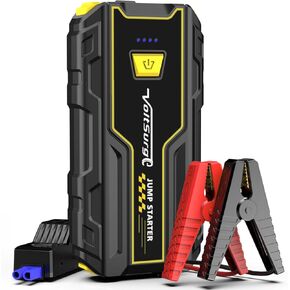 Car Jump Starter, 2000A Battery Jumper Starter Portable (Engines up to 7.0L Gas / 5.5L Diesel) 12V, Car Battery Charger, LED Flashlight with USB Ports