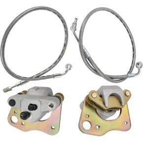 M Mati Front Brake الفرجار وخطوط الخرطوم لـ Polaris Sportsman 500 570 700 800 450 2007-2017 Sportsman 400 Trail Blazer 330 Trail Boss 330 Scrambler 500 Hawkeye 325 400 2011-2014 1911540 19115411