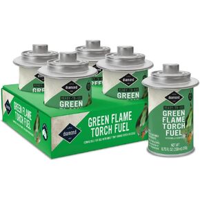 Diamond® Ready-to-Use Green Flame Torch Fuel Citronella Scented, 8 Ounce Container for Outdoor Parties, Entertaining and Special Events