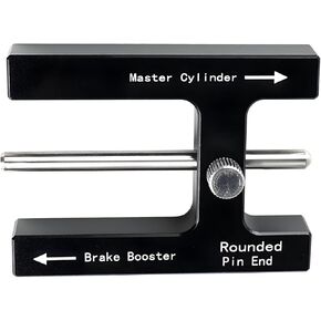 Brake Booster Push Rod Adjustment Tool, Aluminum Brake Adjustment Tool with Master Cylinder Push Rod Length Gauge, Brake Booster Push Rod Tool for Most Brake Booster