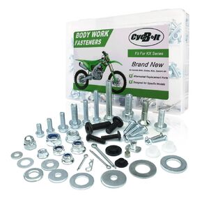 330pcs مجموعة العمل الترباس مجموعة مناسبة ل KX420 KX250 KX125 KX112 KX100 KX450X KX250X KX450F KX250F KX500 KX65 KX60 KX85 KX80 MORORCYCLE Engine Fender Set