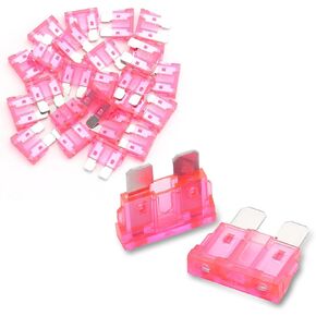 Baomain ATC-4 Blade Fuses ATO/ATC 4 Amp Fast-Acting Automotive - Pack of 25