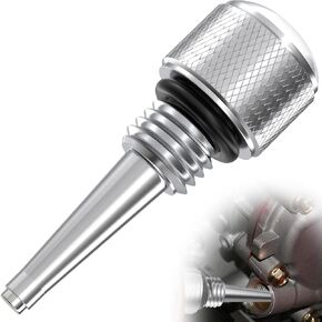 55201 Magnetic Oil Dipstick for Inverter Generators, Compatible with Predator/Wen/Yamaha, Aluminum Generator Magnetic Oil Dipsticks with O Ring, Oil Dipstick Replacement (Silver)