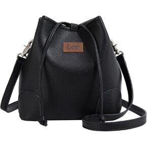 Montana West Lee Small Crossbody Bags for Women Drawstring Bucket Purse with Adjustable Strap