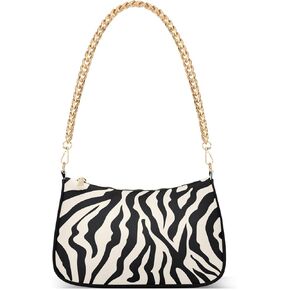 Shoulder Bags for Women Animal Zebra Leopard Cheetah Tiger Print Hobo Tote Handbag Small Clutch Purse with Zipper Closure in Kuwait