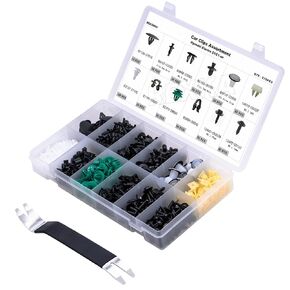 Rexka 576pcs Car Retainer Clips Fasteners Assortment-12 Most Popular Sizes Auto Push Pin Rivets for Hyundai Elantra 2021-on