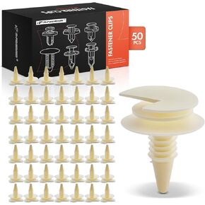 A-Premium 50pcs نايلون مقطع محاكاة مقطع متوافقة مع GM 1978-on-لثقب 7.9 ملم