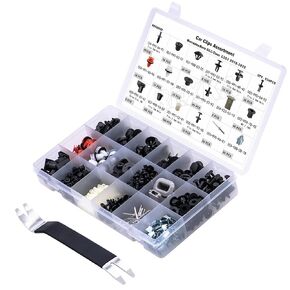 Rexka 535pcs Car Retainer Clips Fasteners Assortment-18 Most Popular Sizes Auto Push Pin Rivets for Mercedes Benz GLC G253 2016-2020 - Merceses Door Clips Bumper Clips Fender Clips