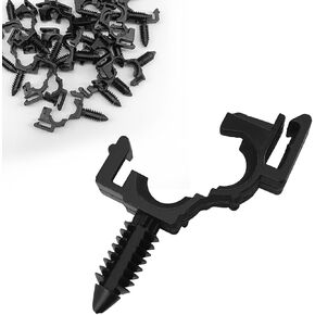 20-Pack Wire Loom Retainer Clips Compatible with Chevy Beretta Camaro Cavalier Oldsmobile Aurora Cutlass Pontiac Firebird Replace 12040984 Universal Cable Routing Fasteners