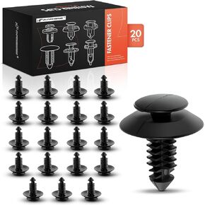 A-Premium 20PCS Nylon Retainer Clip Fasteners Compatible with Ford Mustang 1981-2024