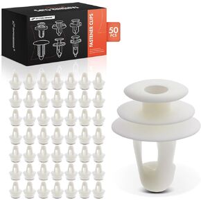 A-Premium 50PCS Nylon Retainer Clip Fasteners Compatible with Toyota Tacoma 1995-2001 - For 10mm Hole