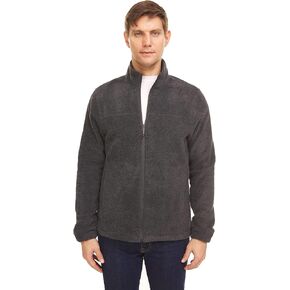 Swiss Alps Mens Full Zip Performance Polar Fleece Jacket Sweatshirt with Pockets