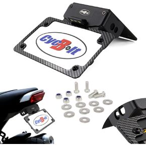 Fender Eliminator Kits Fit for Grom MSX 125 2021-2025 License Plate Bracket Holder Rear Tail Tidy Compatible with Turn Signals & LED Light