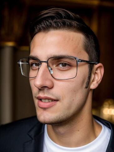 Clear Lens Glasses for Men, Lightweight Mens Eyewear Frame, Business Style Non Prescription Glasses, Lens Replaceable in Saudi Arabia