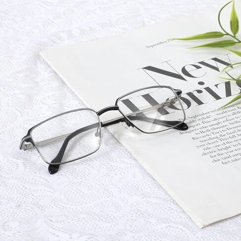 Clear Lens Glasses for Men, Lightweight Mens Eyewear Frame, Business Style Non Prescription Glasses, Lens Replaceable in Saudi Arabia