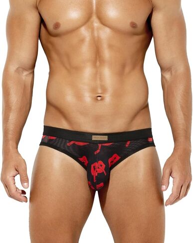 Arjen Kroos Men Sexy Underwear Breathable Comfortable Mesh Briefs in Kuwait
