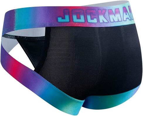 JOCKMAIL Mens Briefs Underwear Wide Belt Mens Underwear Mesh Athletic Sport Underwear Briefs in Saudi Arabia